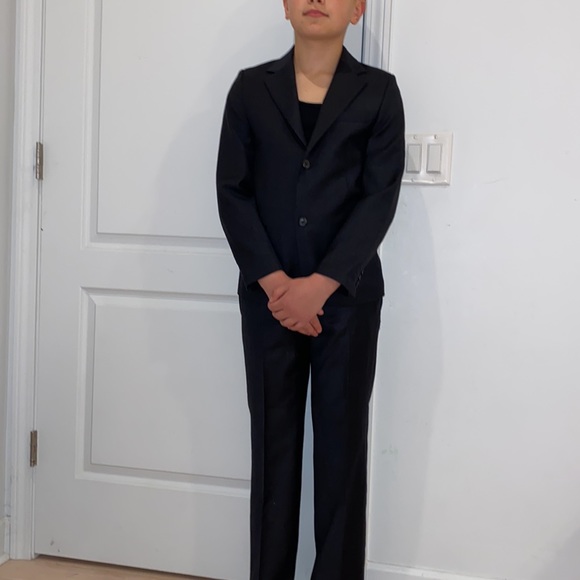 Dal Lago Italian made in Italy soft thin wool boys suit - Picture 14 of 16